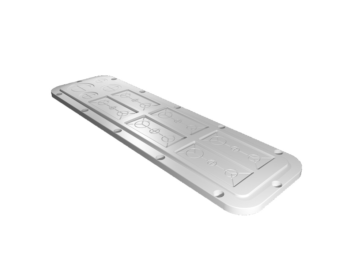 Rittal Plastic Gland Plate, 534mm W, 149 mm L for Use with AX