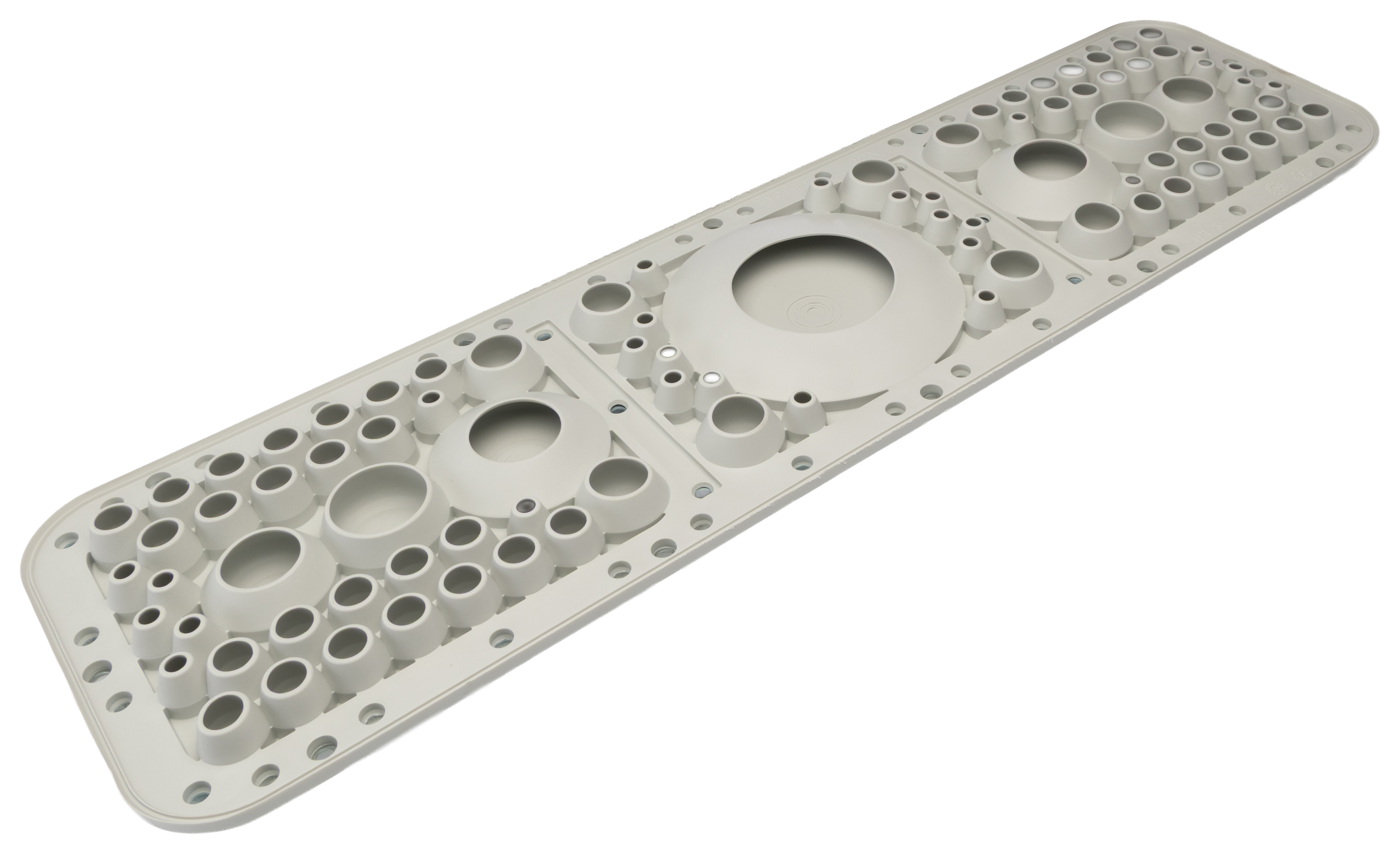 2564300 Rittal Plastic Grey Gland Plate, 534mm W, 149 mm L for Use with AX