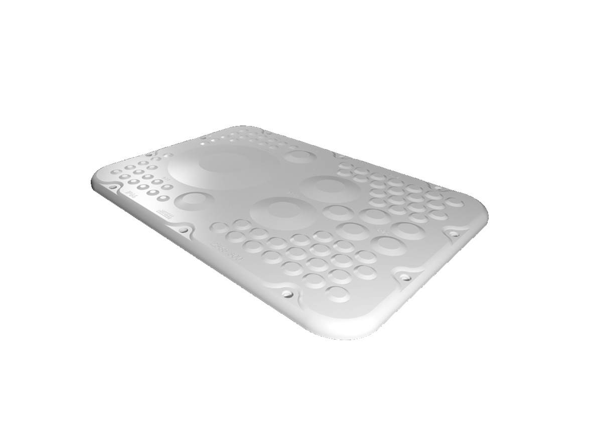 Rittal Plastic Gland Plate, 301mm W, 221 mm L for Use with AX