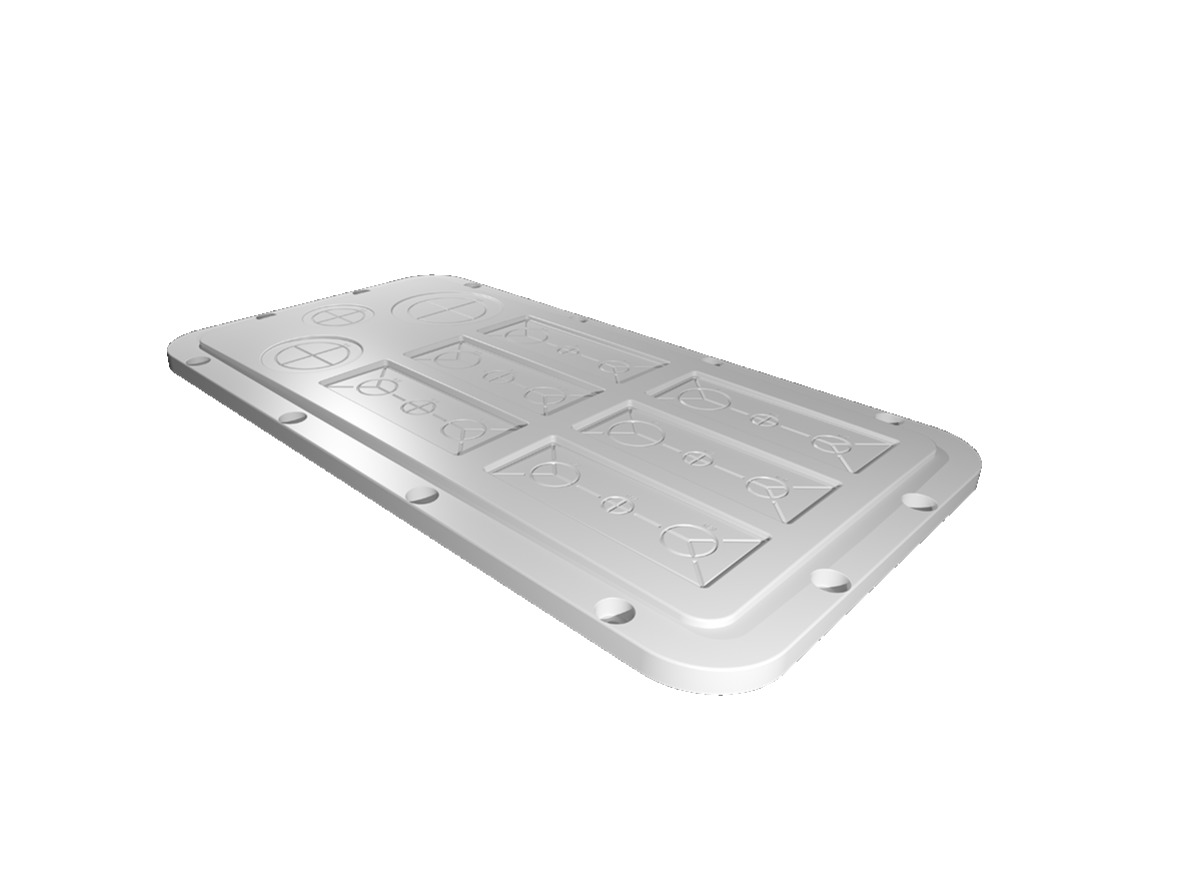 Rittal Plastic Gland Plate, 401mm W, 221 mm L for Use with AX