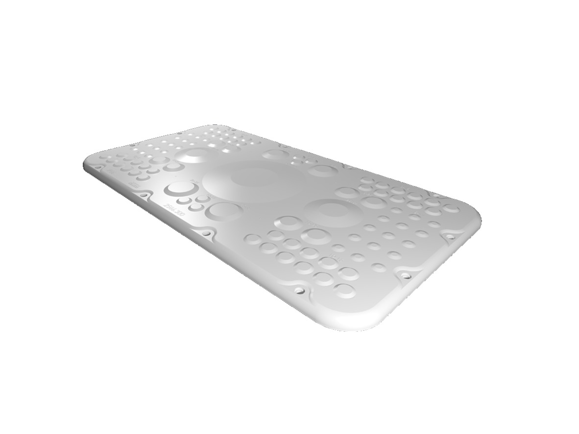Rittal Plastic Gland Plate, 421mm W, 221 mm L for Use with AX