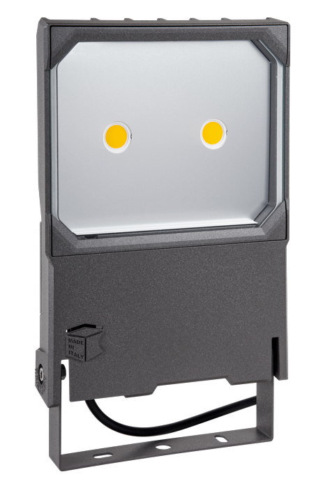 256643260 SHOT GEMINI LITE Floodlight, 2 LED, 61 W Anthracite, 10867 lm, IP66, 240V