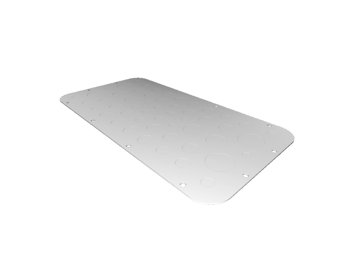 Rittal Steel Gland Plate, 436mm W, 221 mm L for Use with AX