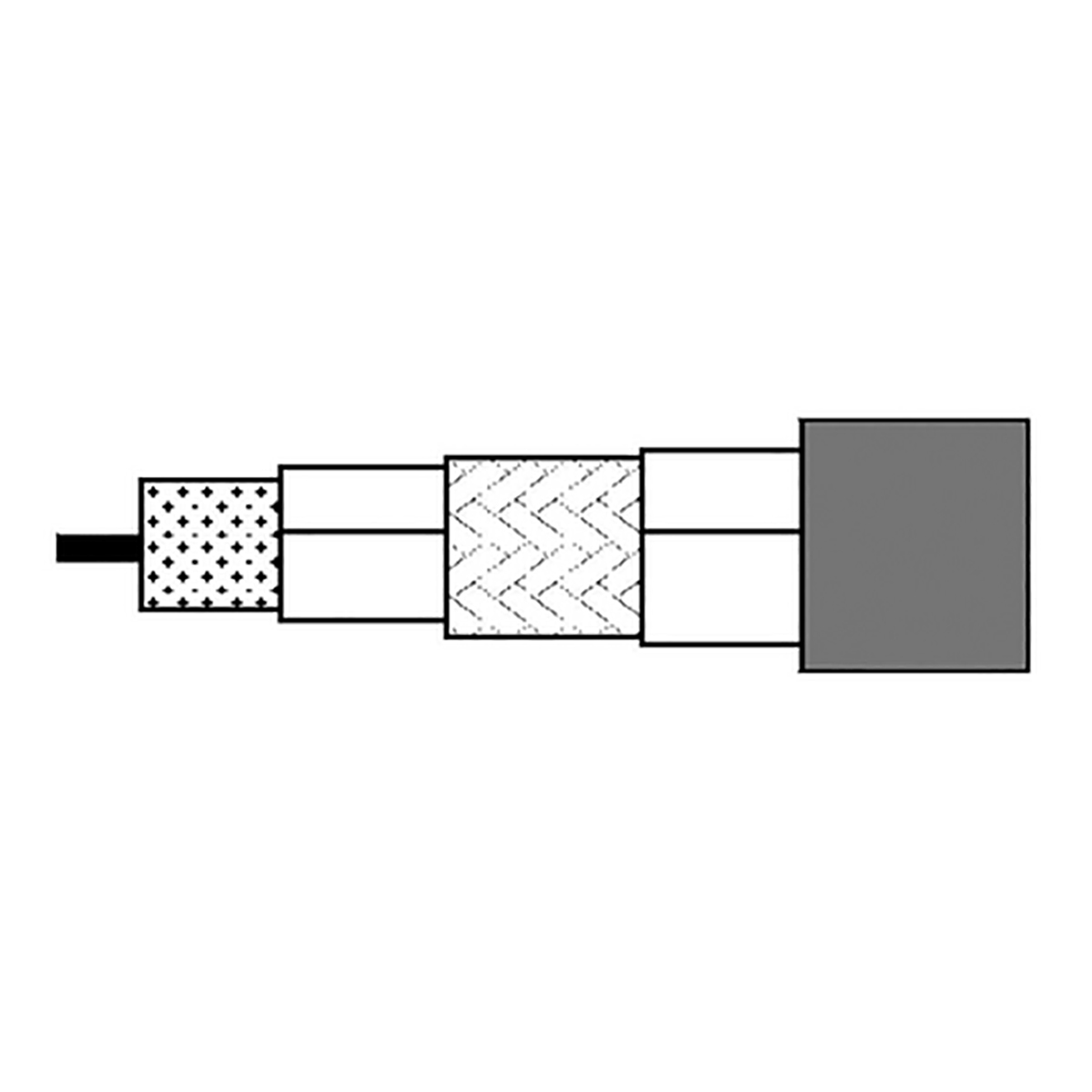1505dnh00500 Belden 1505DNH Series, 500 m, RG59/U Coaxial, Unterminated 75 Ω