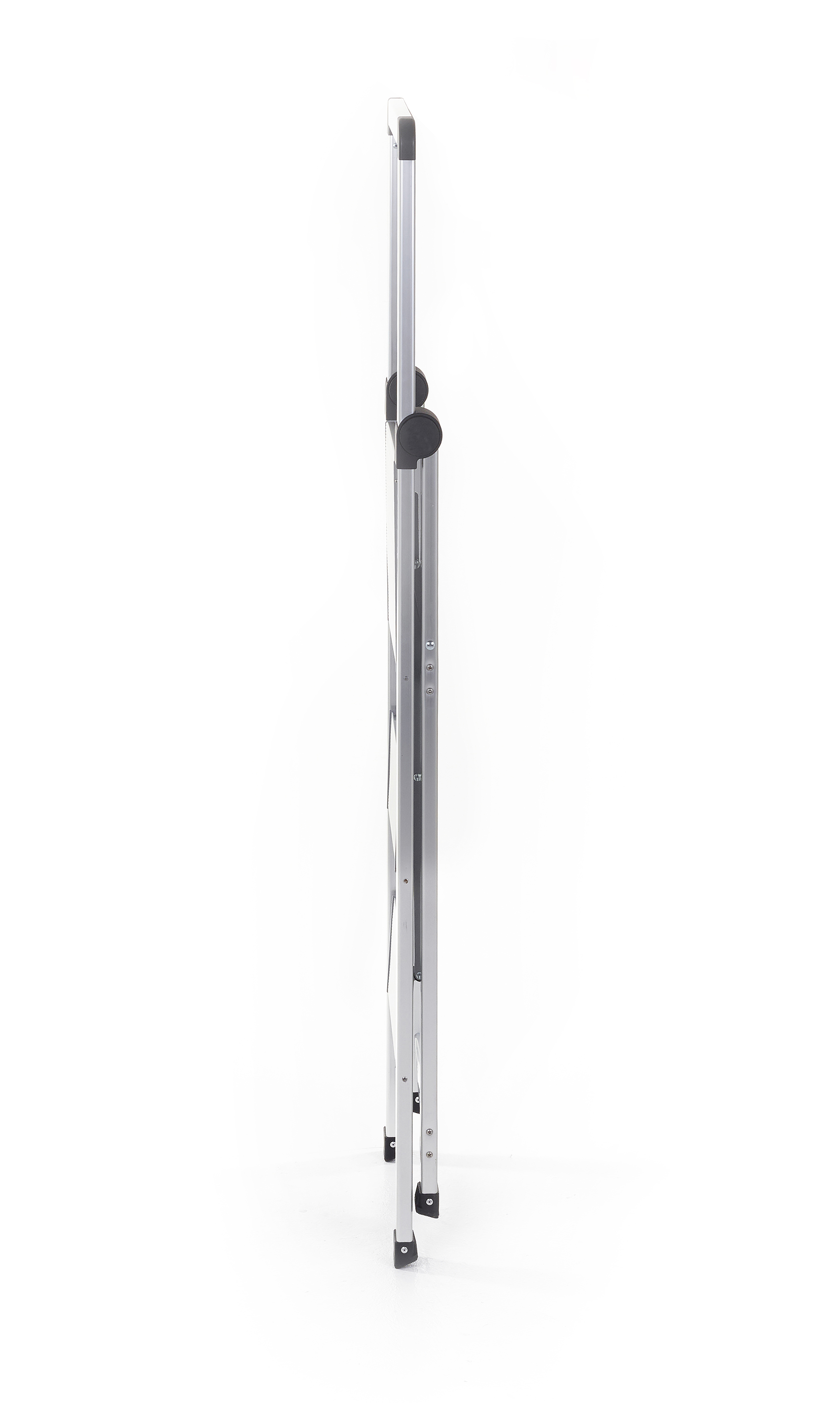 259-5113 RS PRO 3 Tread Aluminium Steps 680mm Platform Height, Silver