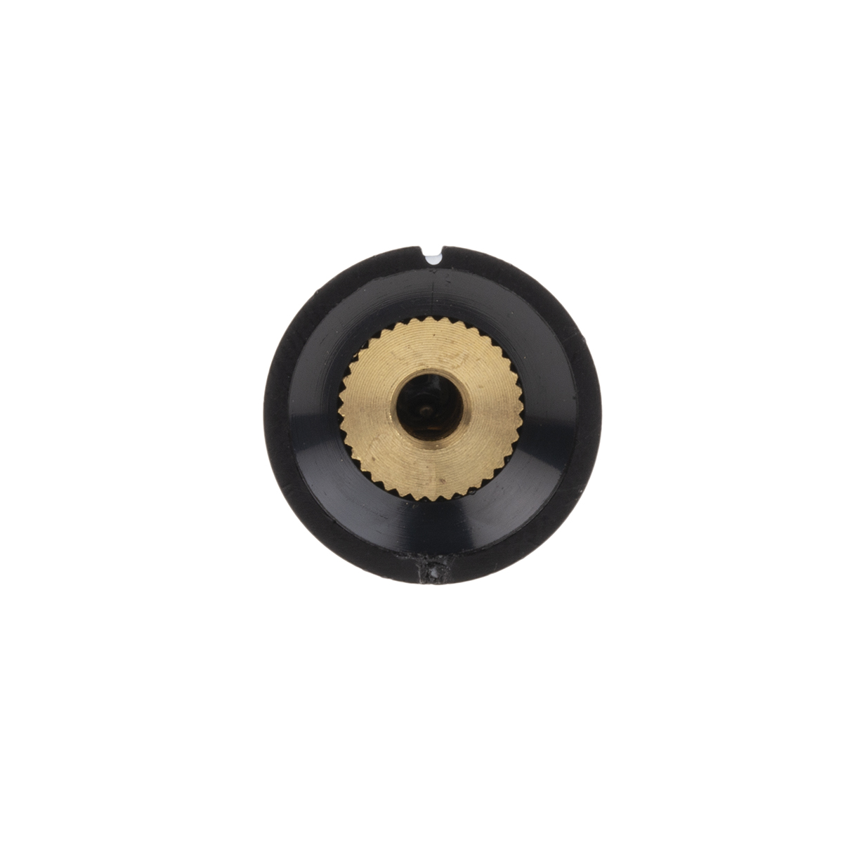 259-6878 RS PRO 16.2 mm Knob Diameter Black Potentiometer Knob for 3.18 mm Shaft Circular