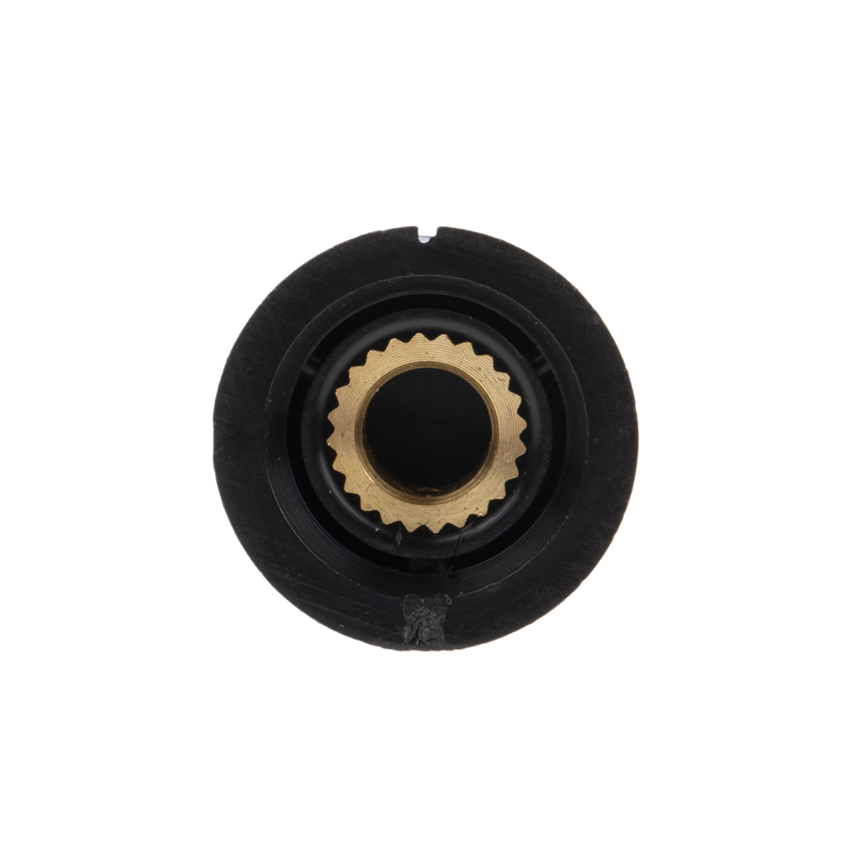 259-6963 RS PRO 21 mm Knob Diameter Red, Black Potentiometer Knob for 6.35 mm Shaft Circular