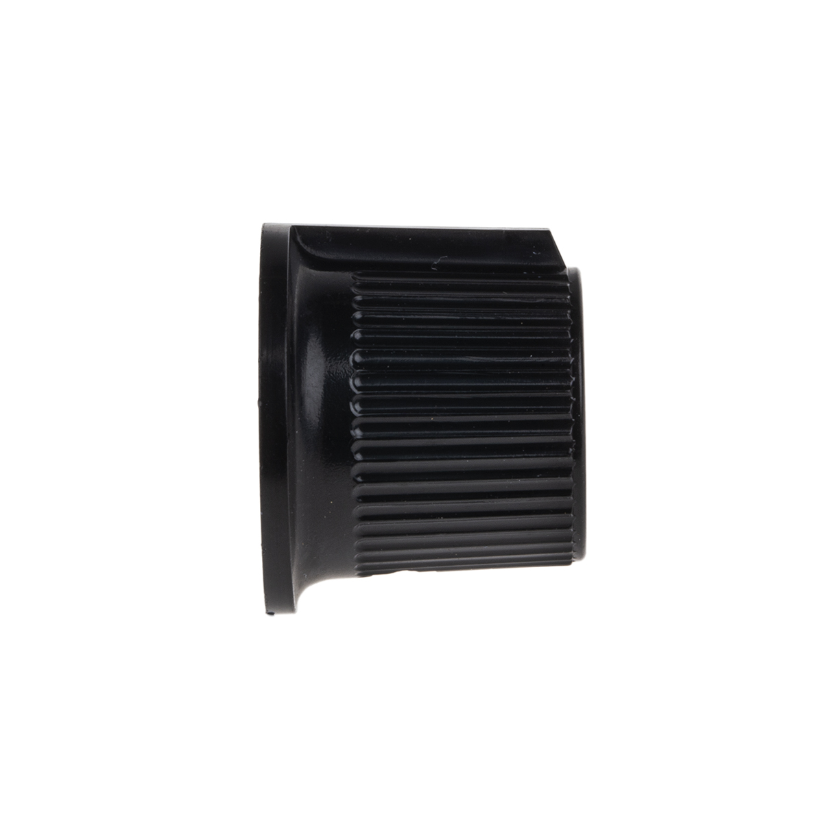259-6979 RS PRO 21 mm Knob Diameter Black Potentiometer Knob for 6.35 mm Shaft Circular