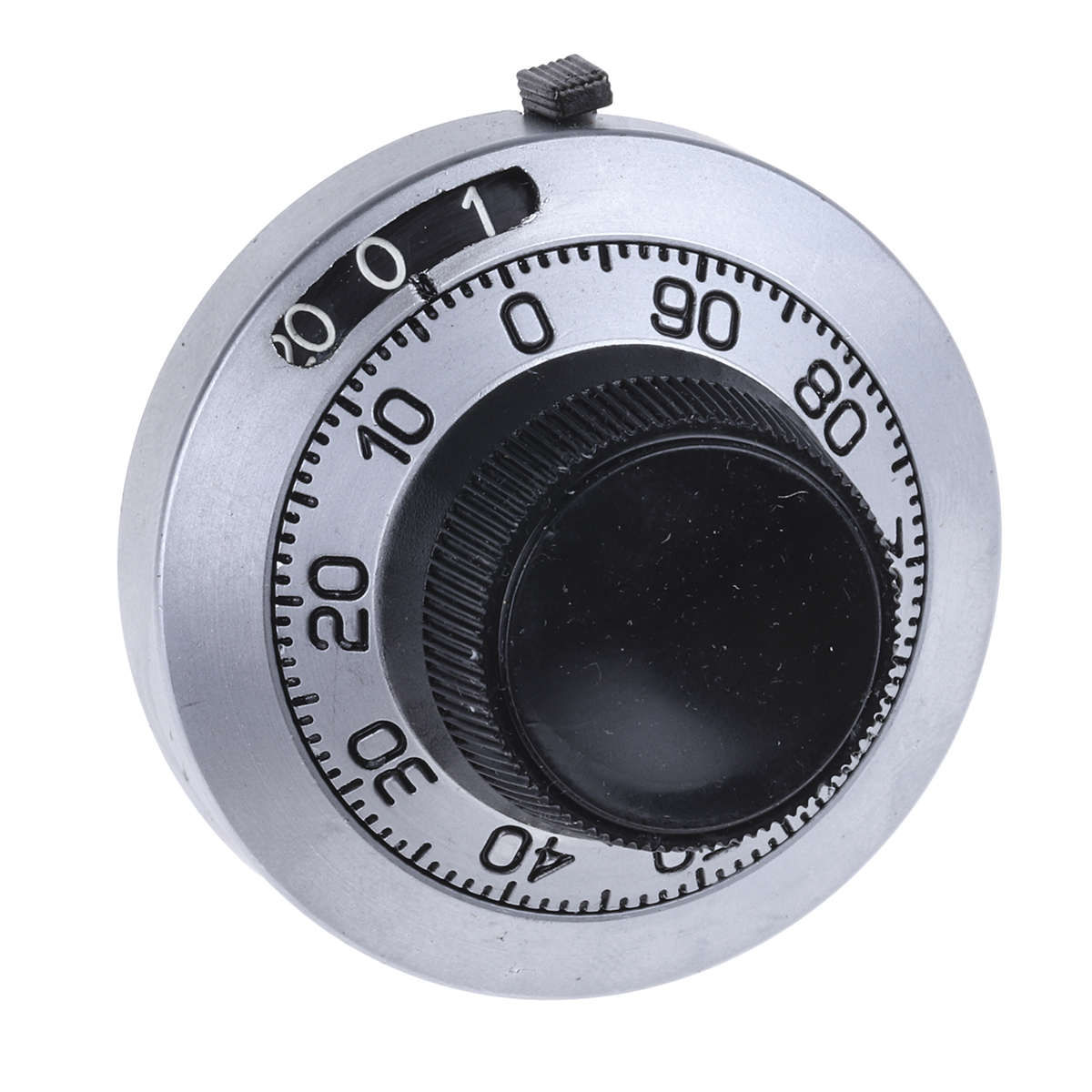 Vishay 46 mm Knob Diameter Chrome Potentiometer Knob for 6.35 mm Shaft Circular