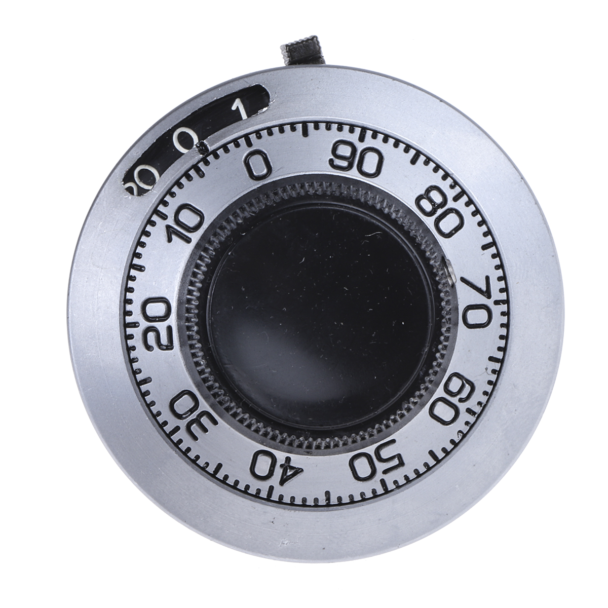 25a11b10 Vishay 46 mm Knob Diameter Chrome Potentiometer Knob for 6.35 mm Shaft Circular