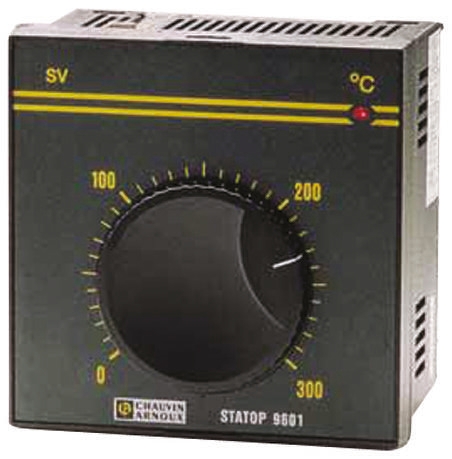 Pyro Controle STATOP Panel Mount On/Off Temperature Controller, 96 x 96mm 1 Input, 1 Output Relay, 115 V ac, 230 V ac