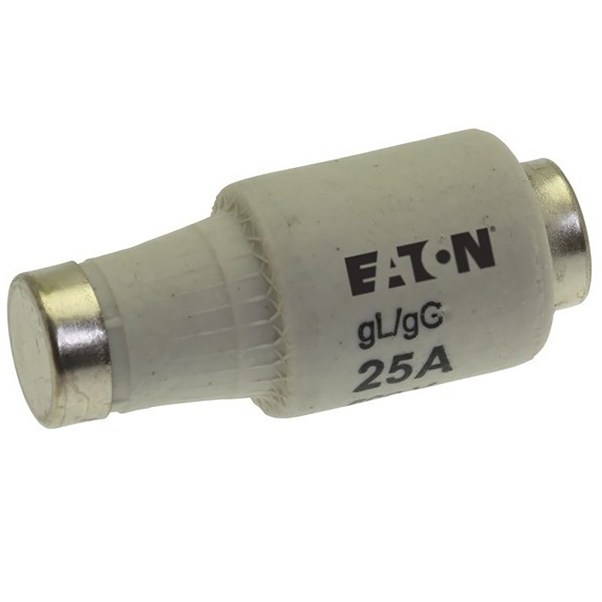 25d27 Eaton 25A D2 Bottle Fuse, E27 Thread Size, 500V ac