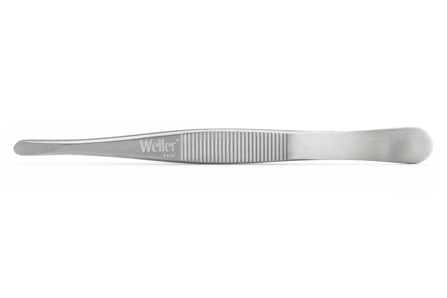Erem 120in Stainless Steel Flat ESD Safe Tweezer