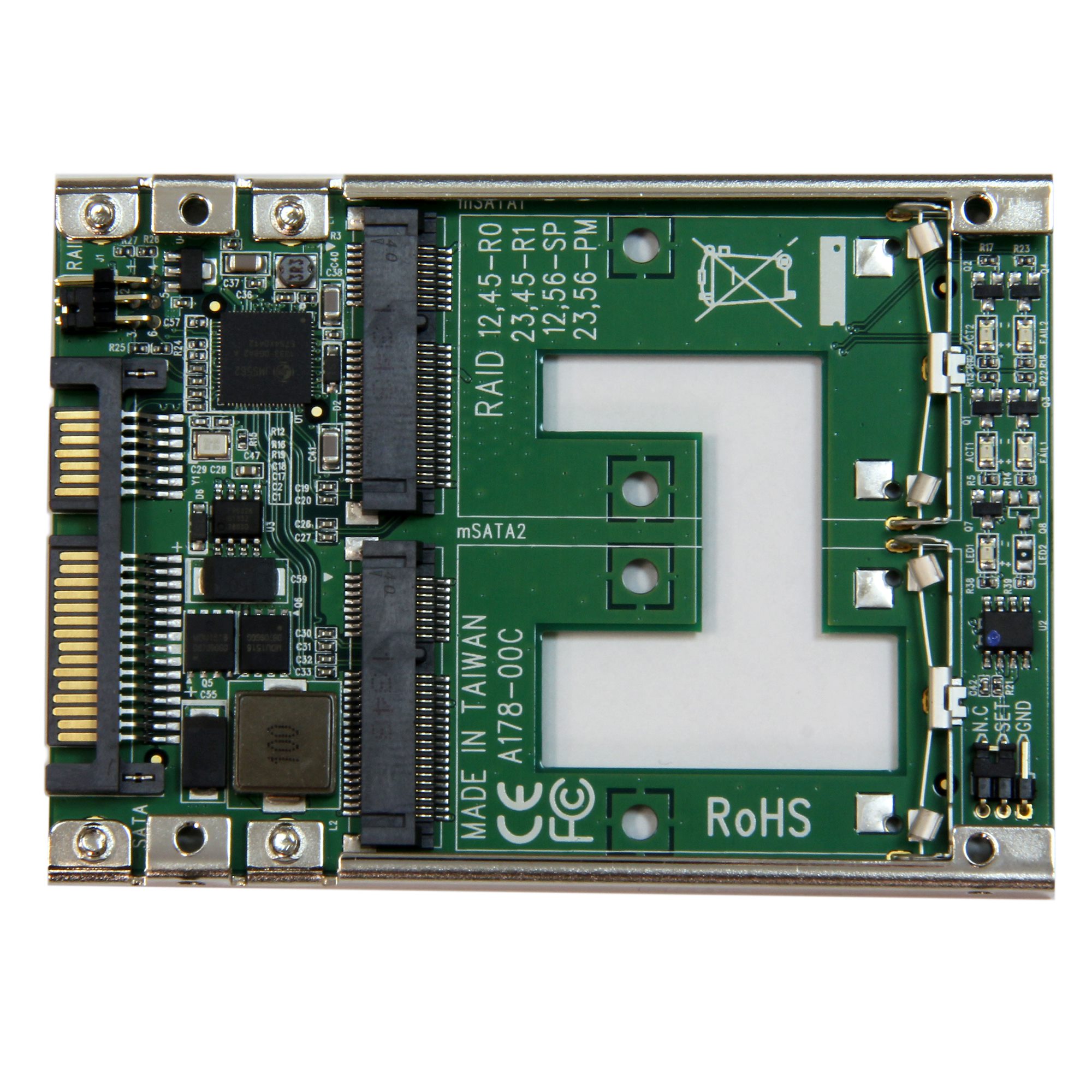 25sat22msat StarTech.com mSATA SATA Adapter Converter 97 x 70 x 7 mm SATA