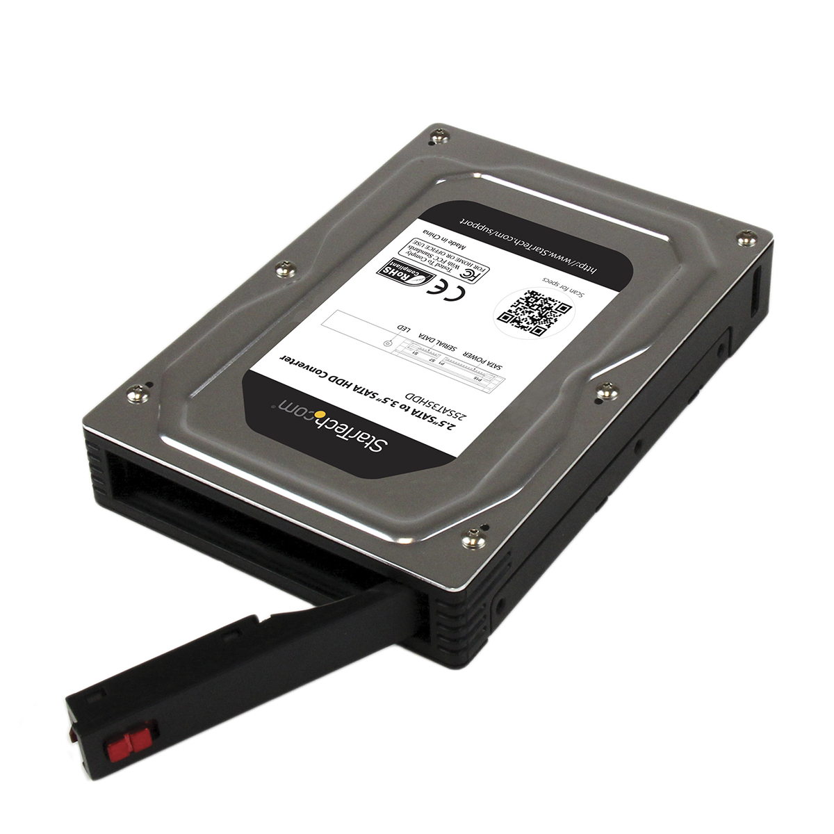 25sat35hdd StarTech.com 2.5 in SATA Adapter Converter 146 x 101.5 x 36 mm SATA