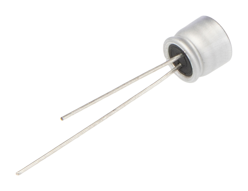 25sepf56m Panasonic 56 μF Through Hole Polymer Capacitor, 25V dc