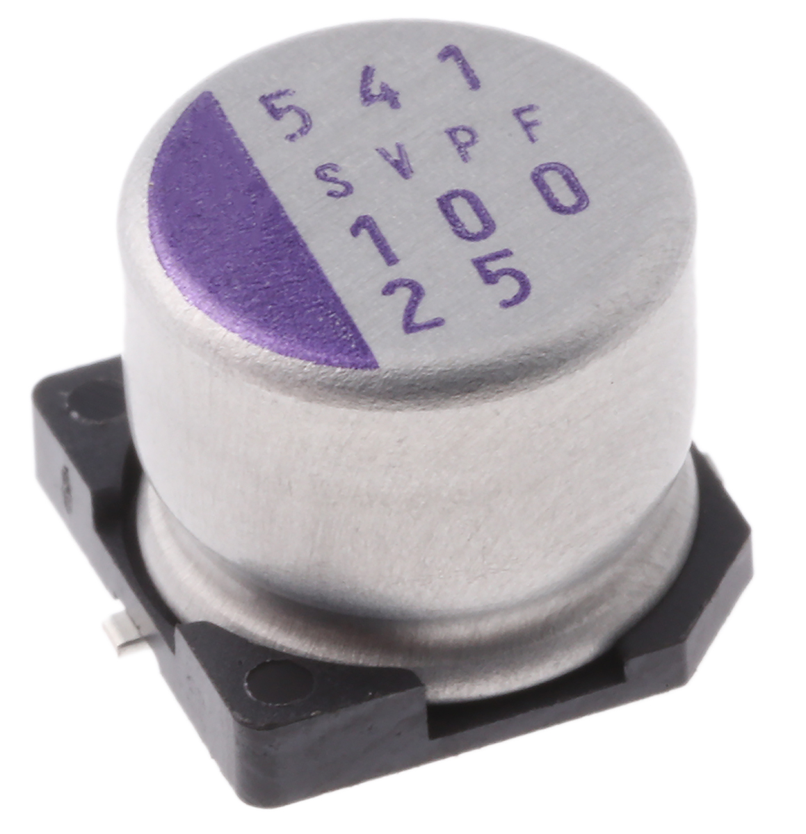 Panasonic 100 μF Surface Mount Polymer Capacitor, 25V dc