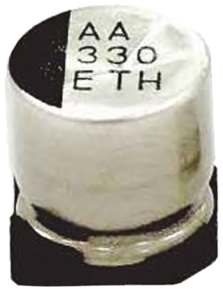 Rubycon 220 μF Capacitor 25V dc, Surface Mount Solder - 25THV220M8X10.5