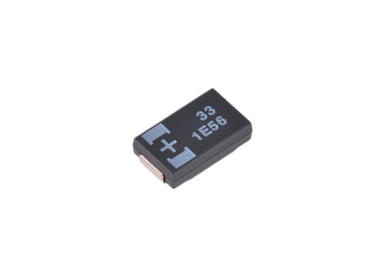 Panasonic 33 μF Surface Mount Polymer Capacitor, 25V dc