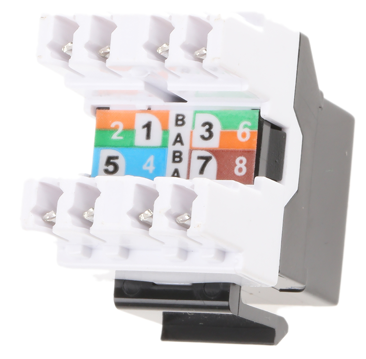 26110342-60 Roline RS Cat5e RJ45 1 Port Patch Panel, UTP Shielding