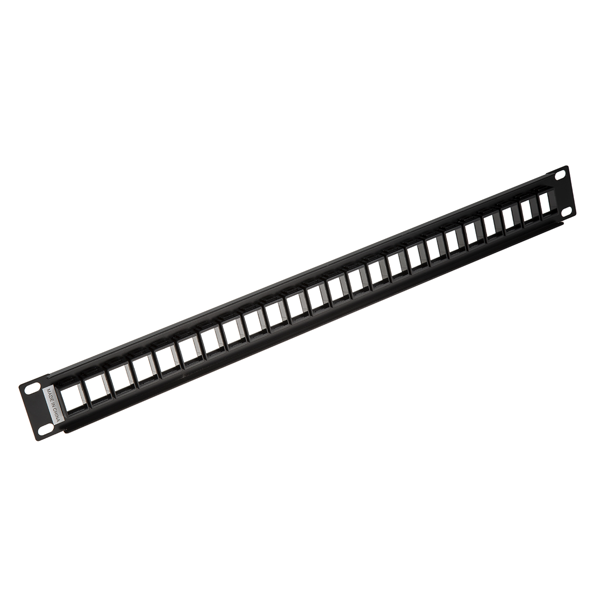 26110357-5 Roline Cat6, Cat5 24 Port RJ45 Keystone Patch Panel UTP Black
