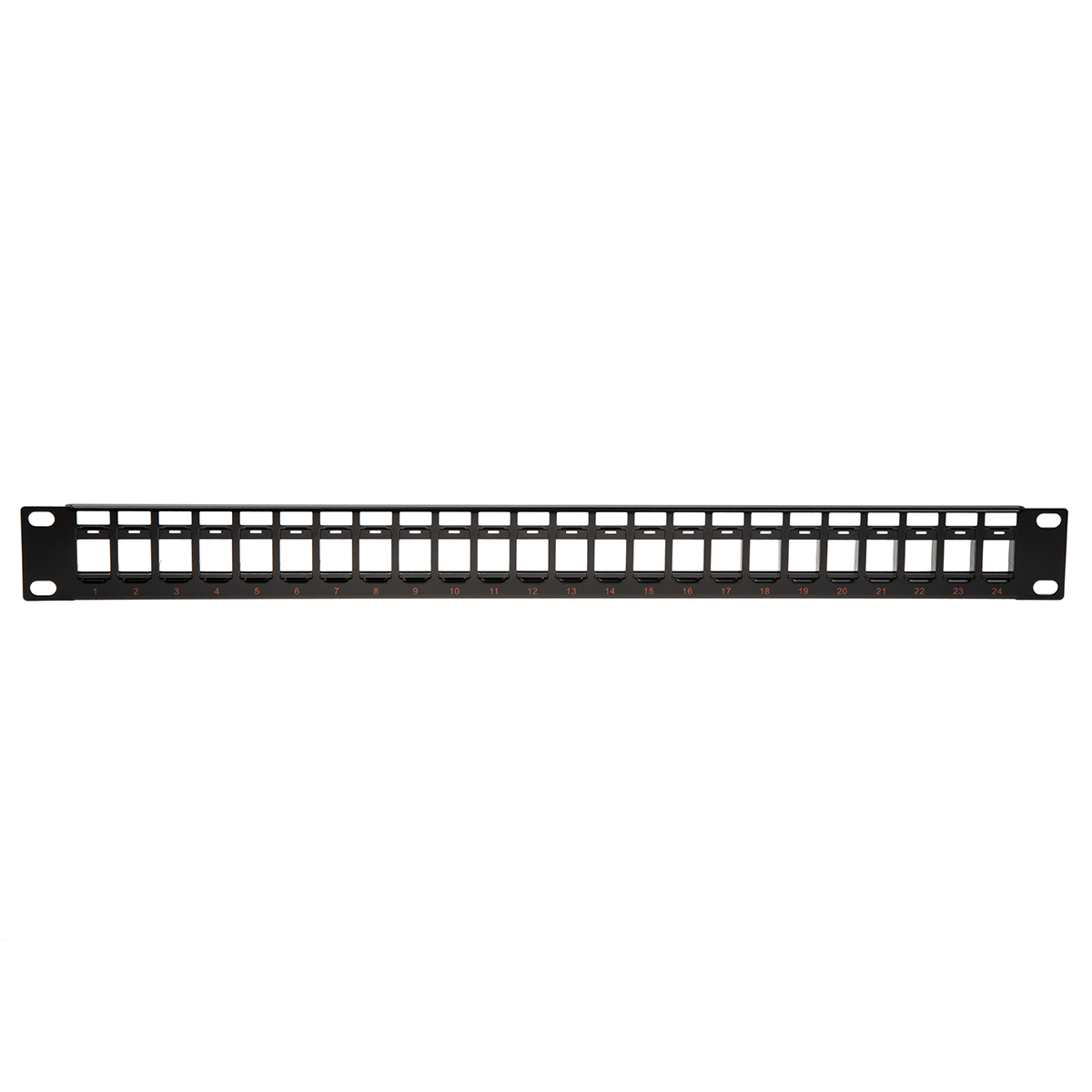 26110357-5 Roline Cat6, Cat5 24 Port RJ45 Keystone Patch Panel UTP Black