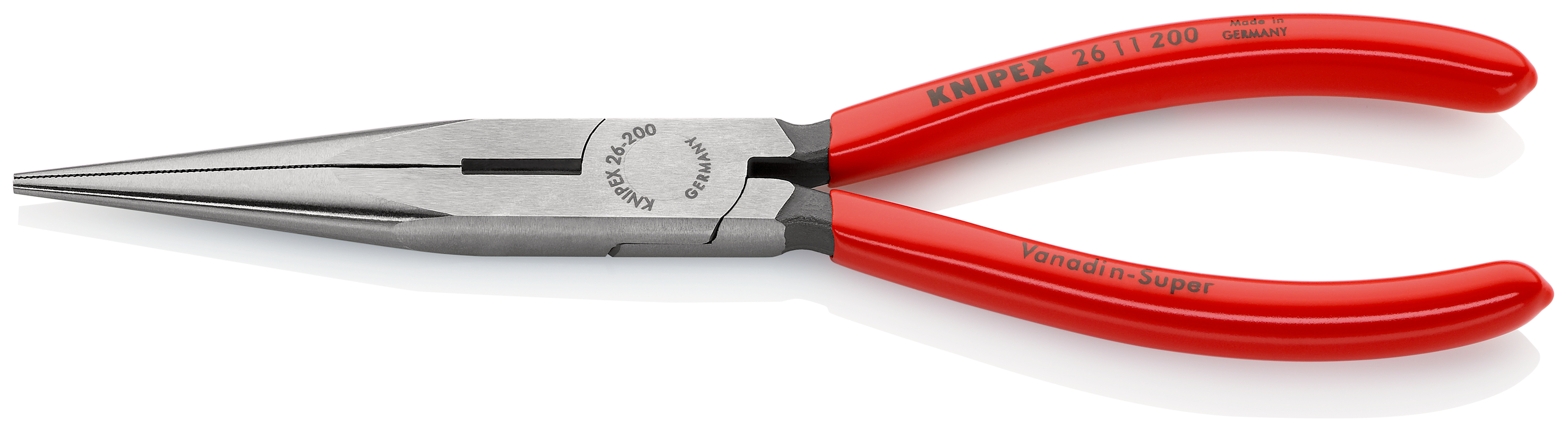 Knipex 1-Piece Long Nose Plier Round, 200mm Overall, 73mm Jaw