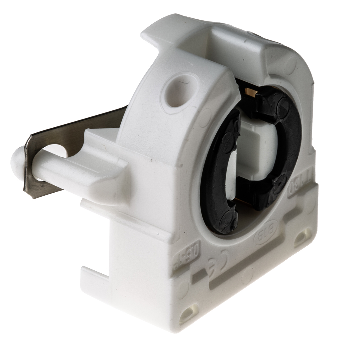 BJB Fluorescent Lamp Holder T8, T12 Wall Snap-Fit - 26.422.1113.50