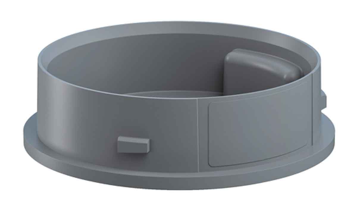Werma LED Grey Mounting Base for use with EvoSIGNAL Series