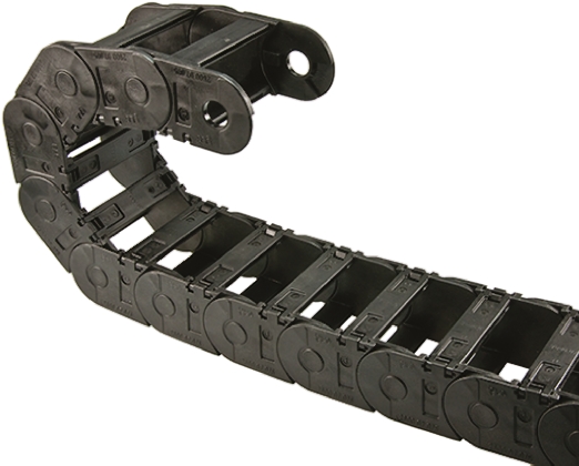 Igus e-chain Black, W81mm x D50 mm, L1 m, 125 mm Min. Bend Radius, Igumid G
