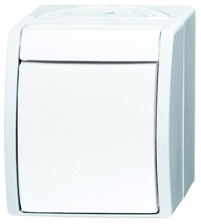 Busch Jaeger - ABB, 2 Way Retractive Switch, 1 Gang