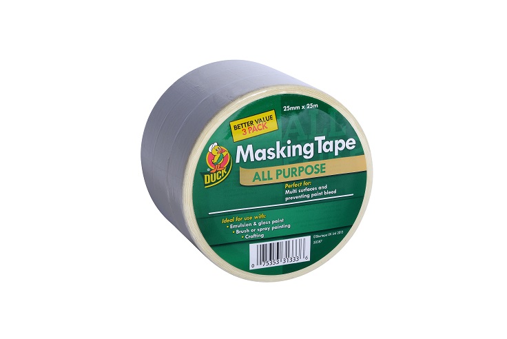 260121 DUCK TAPE Beige Masking Tape Masking Tape 25mm x 25 m