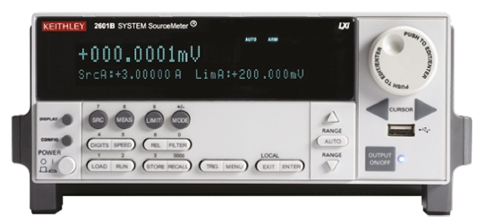 Keithley 2600 Series Source Meter, ±100 mV to ±40 V, ±100 nA to ±10 A, 40W Output