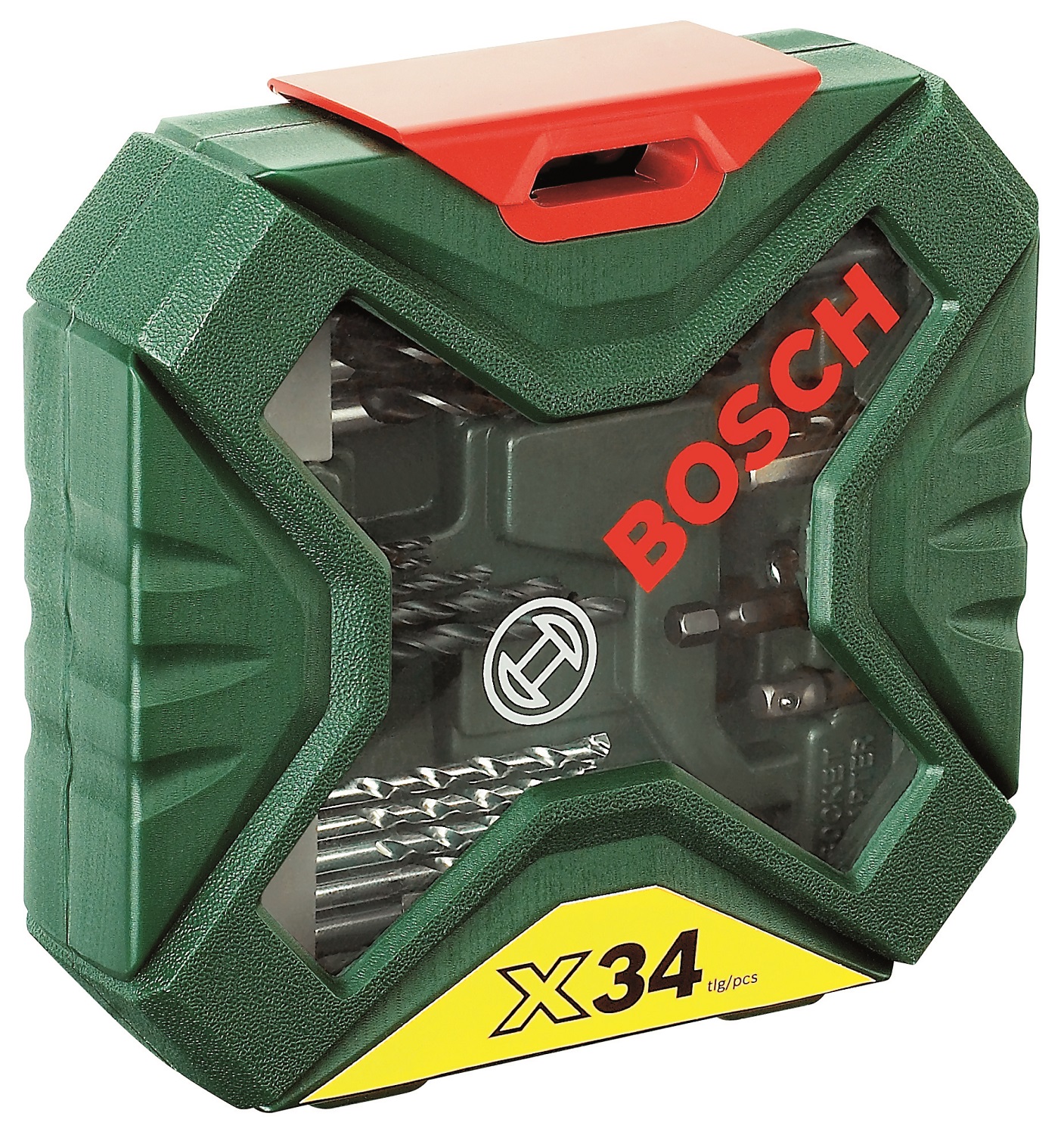 Bosch 34-Piece Metal Set for Multi-Material, 8 mm Max, 2 mm Min, High Speed Steel Bits