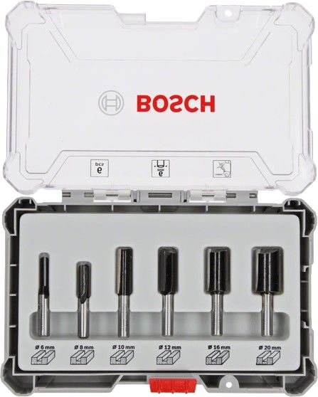 2607017467 Bosch 6 piece Router Bit Set