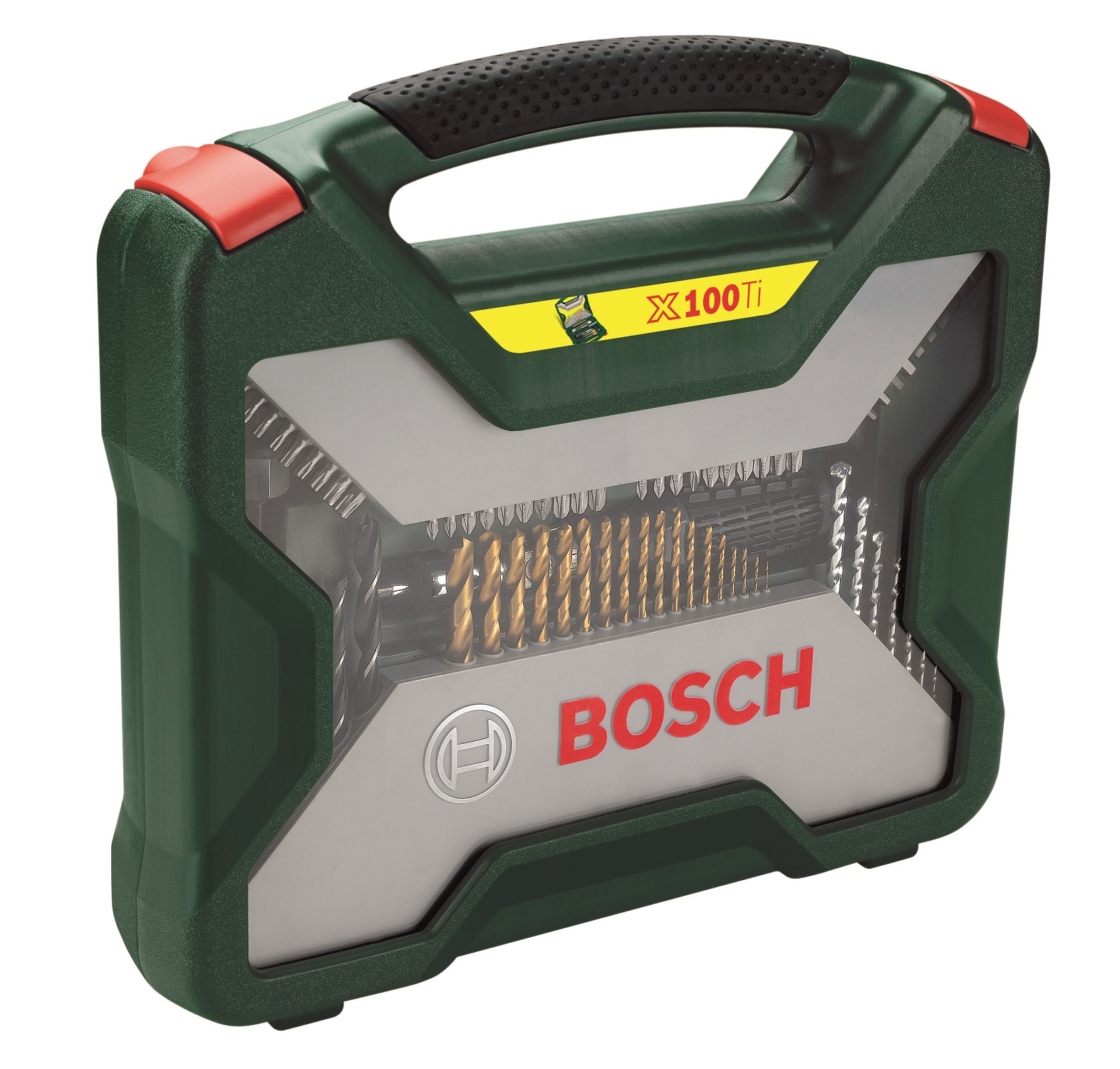 Bosch 100-Piece Masonry Set for Multi-Material, 32 mm Max, 1 mm Min, Metal Bits