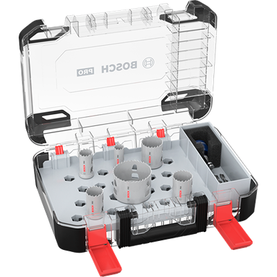 Bosch High Speed Steel Cobalt Hole Saw, 9 Pieces