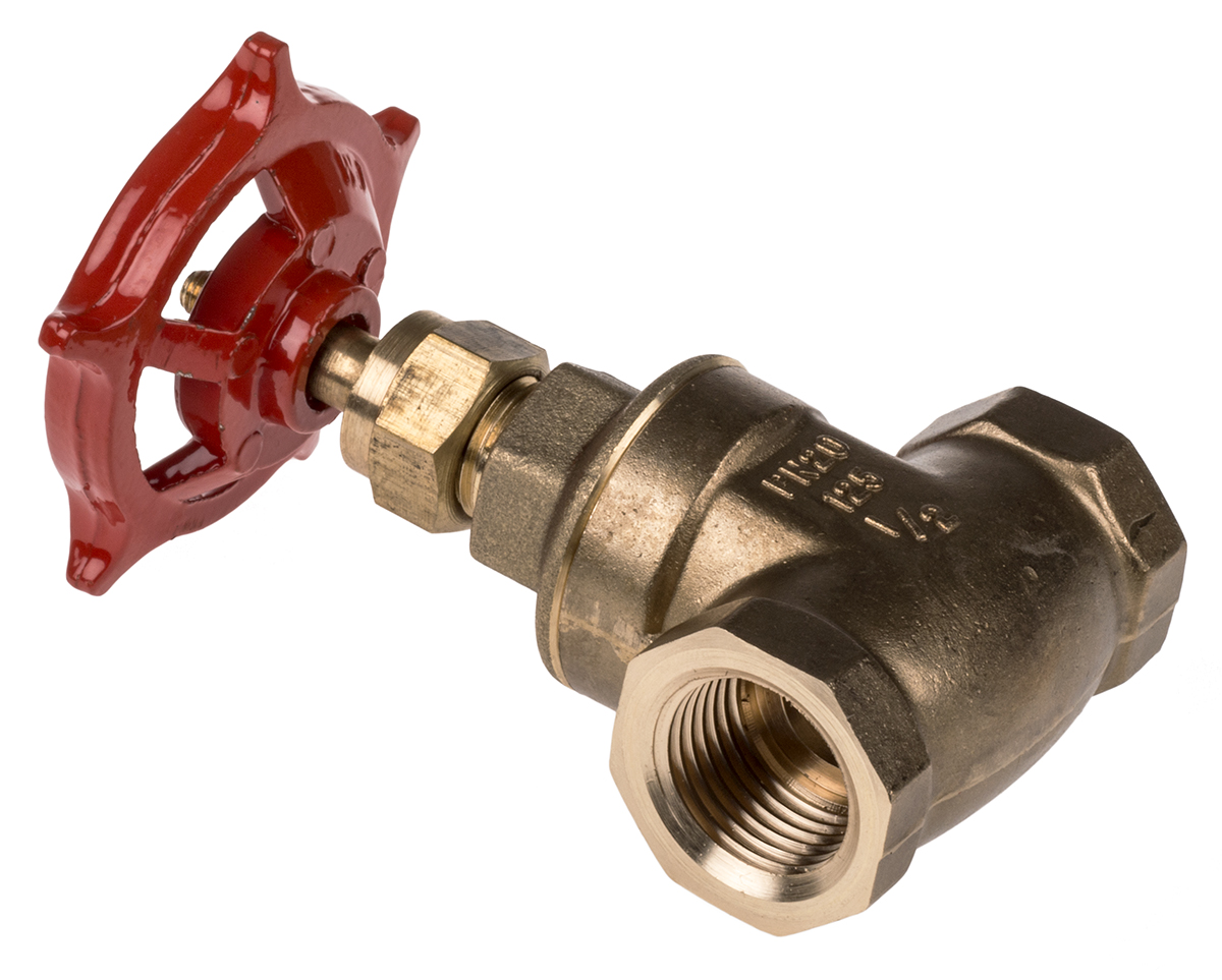 261-0299 RS PRO Gate Valve 1/2 in, 1/2 in