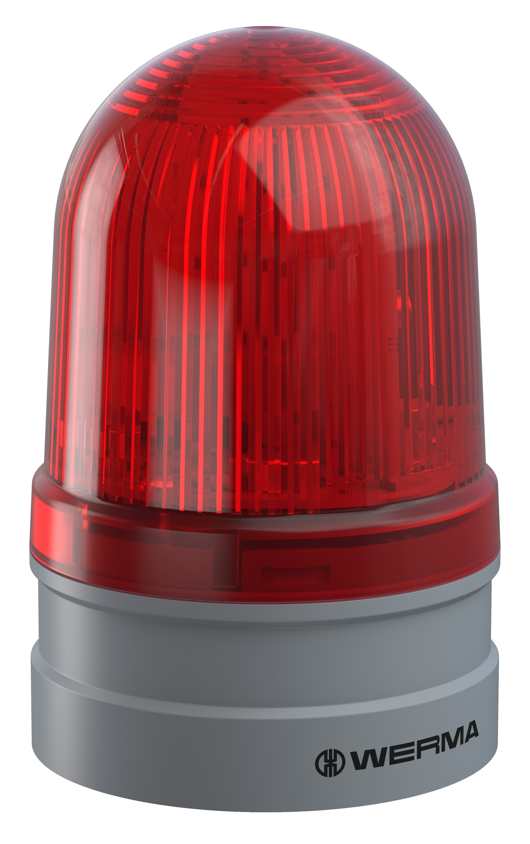 Werma EvoSIGNAL Series Red Beacon 24V ac/dc, LED Bulb, IP66 Base