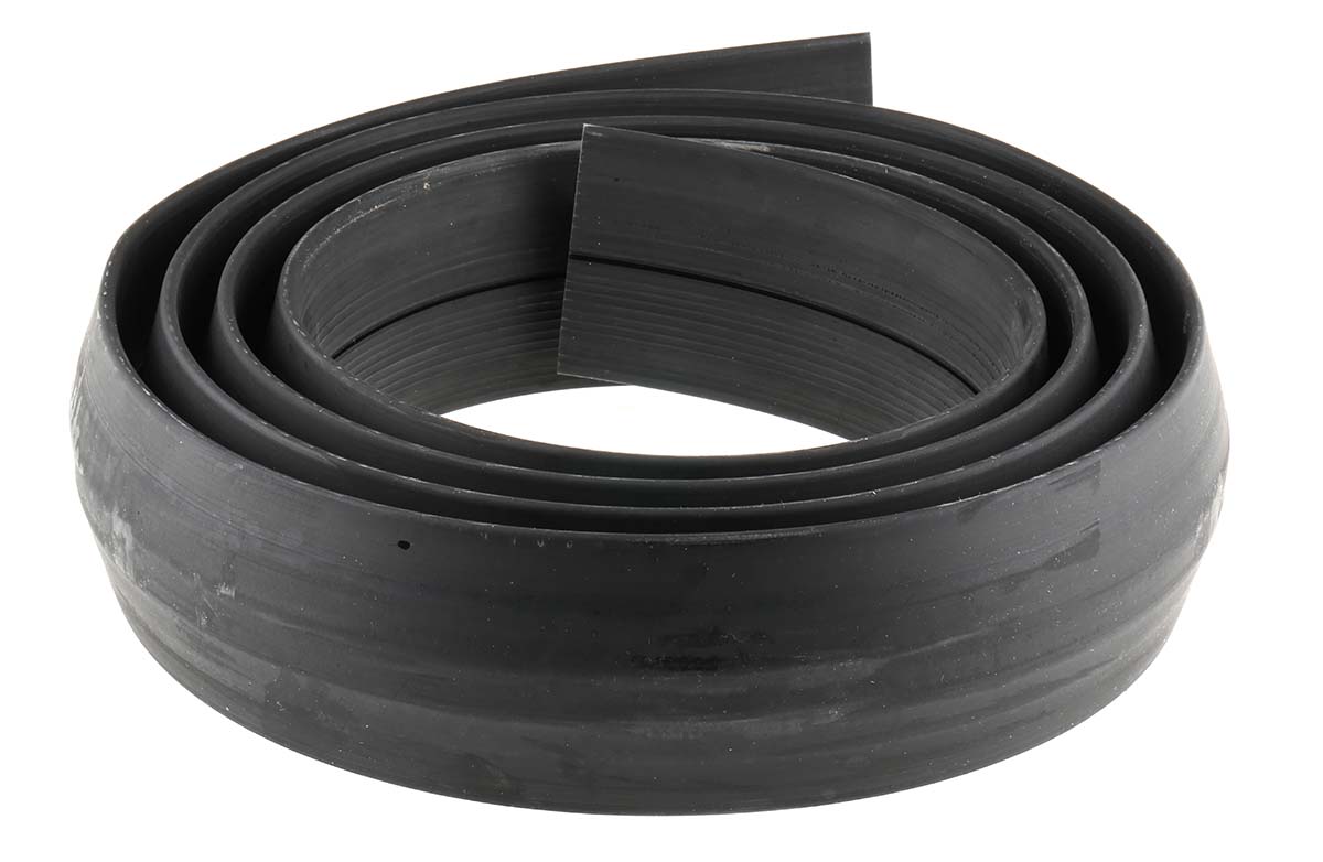 26100311 RS PRO 3 m Black Cable Cover in Rubber, 14 mm ID