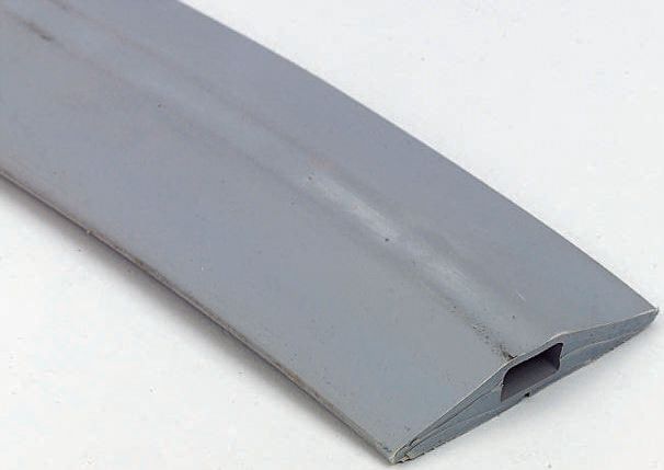 RS PRO 9 m Grey Cable Cover in Rubber, 14 mm ID