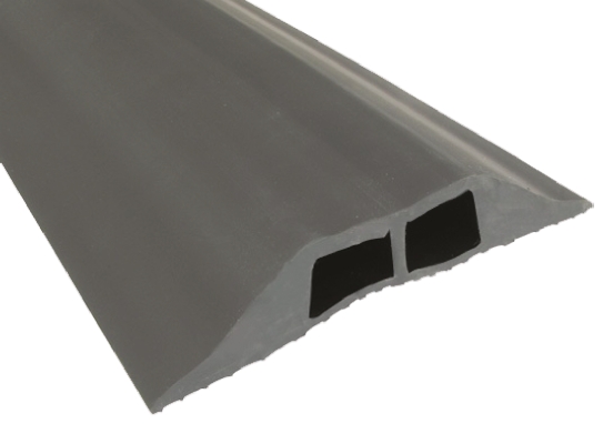 RS PRO 3 m Grey Cable Cover in Rubber, 16 mm ID