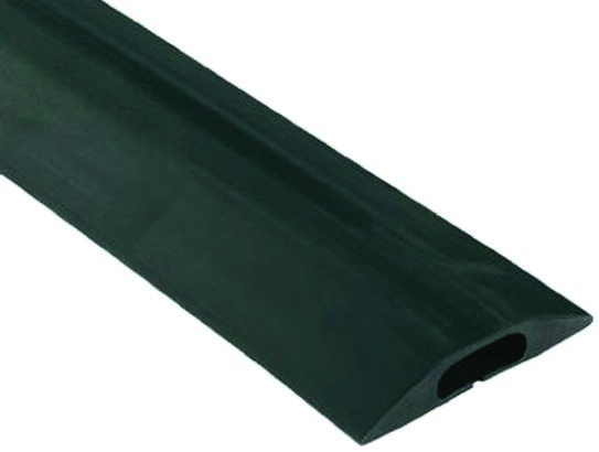 RS PRO 3 m Black Cable Cover in Rubber, 11 mm ID