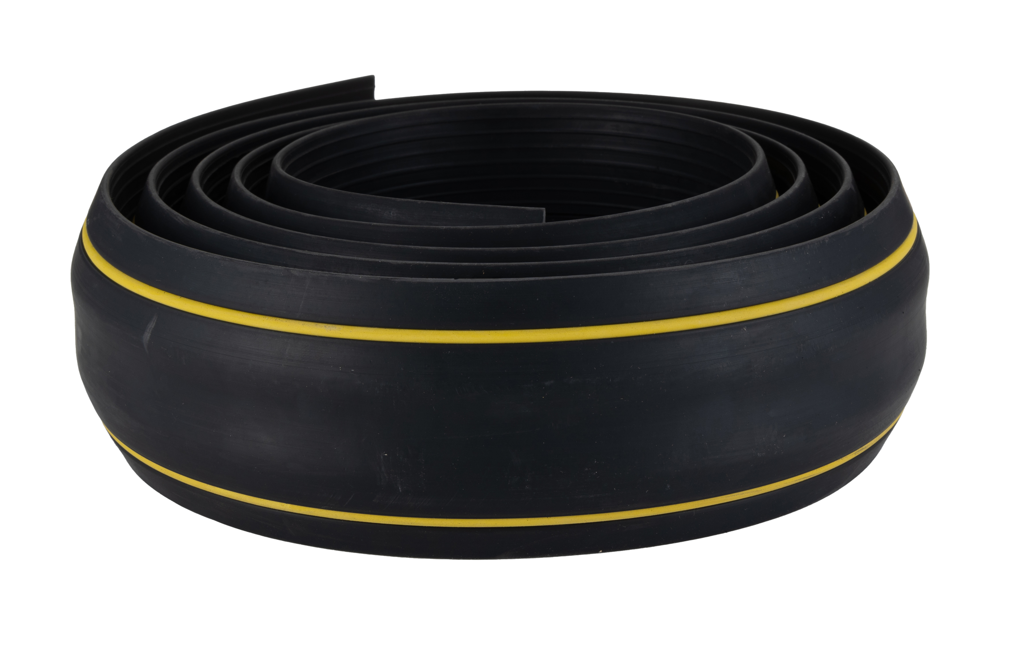 RS PRO 3 m Yellow, Black Cable Cover in Rubber, 30 mm ID