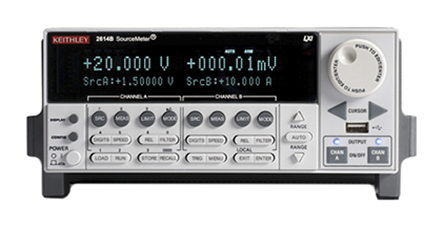 Keithley 2600 Series Source Meter, ±200 mV to ±200 V, 2-Channel, ±100 nA to ±10 A, 60W Output