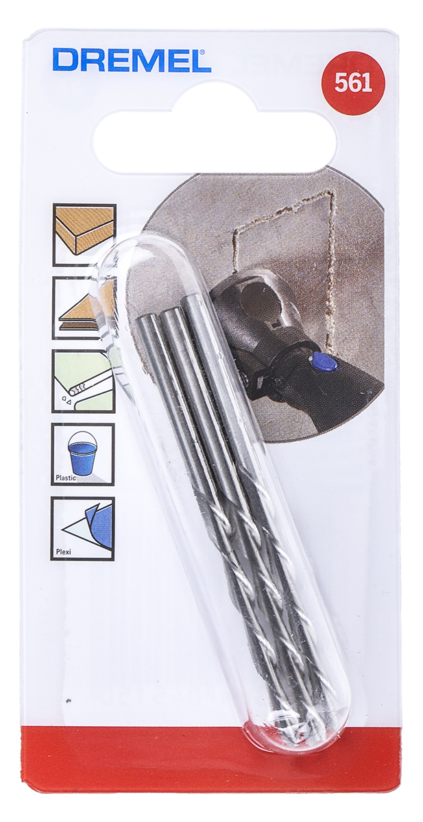 Dremel Aluminium 3.2 mm Drill Bit, 1