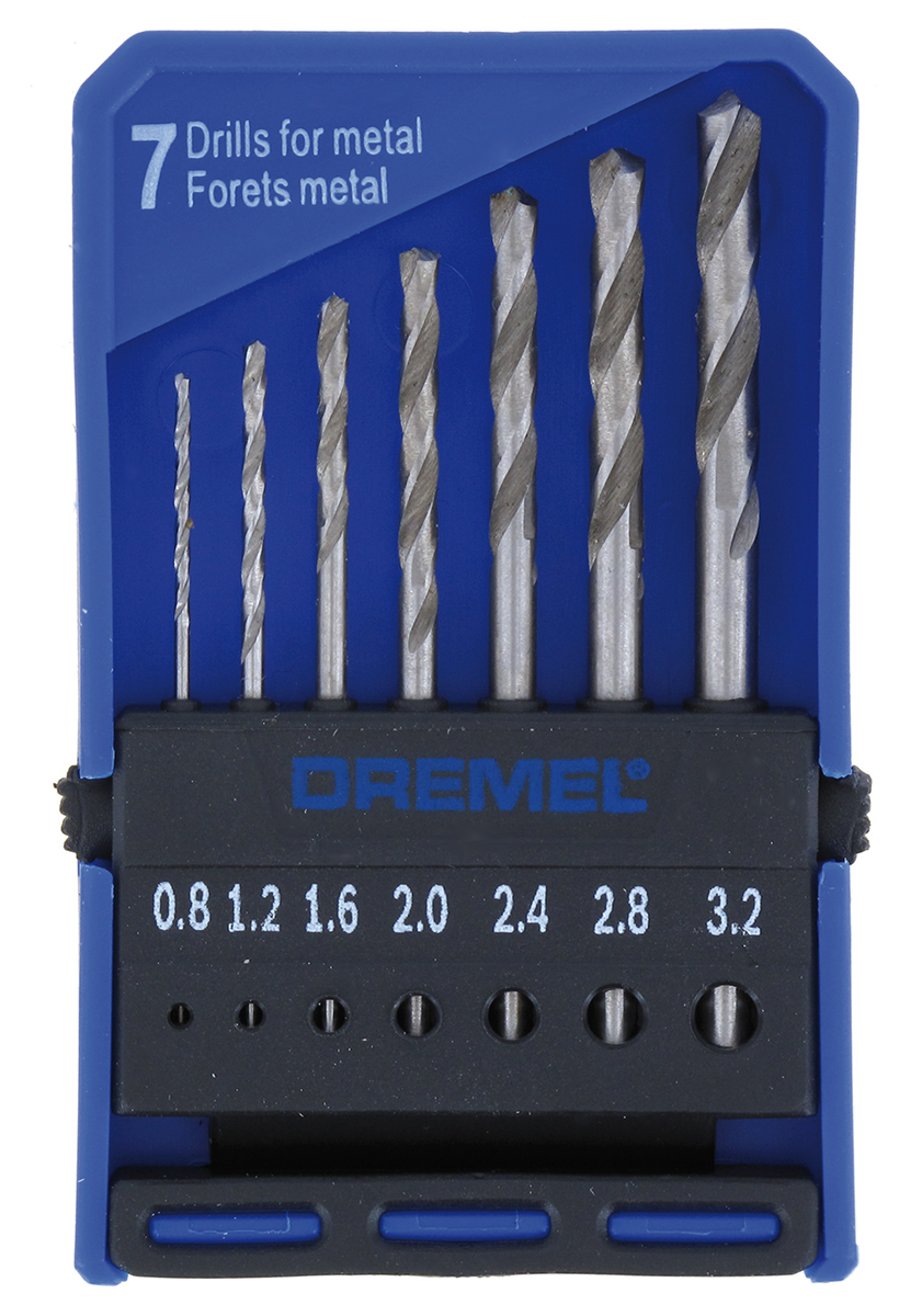 Dremel 7-Piece Drill Bit Set for use with Dremel Tools