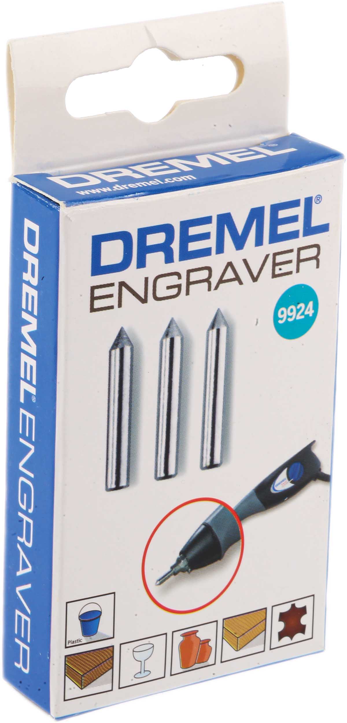 26159924ja Dremel 3-Piece Carbide Engraving Tip
