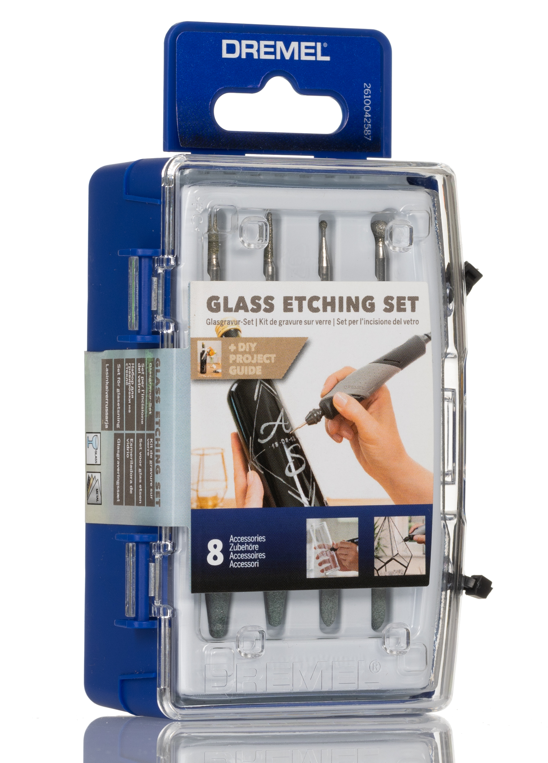 Dremel 8-Piece Glass Etching Set for use with Dremel Tools