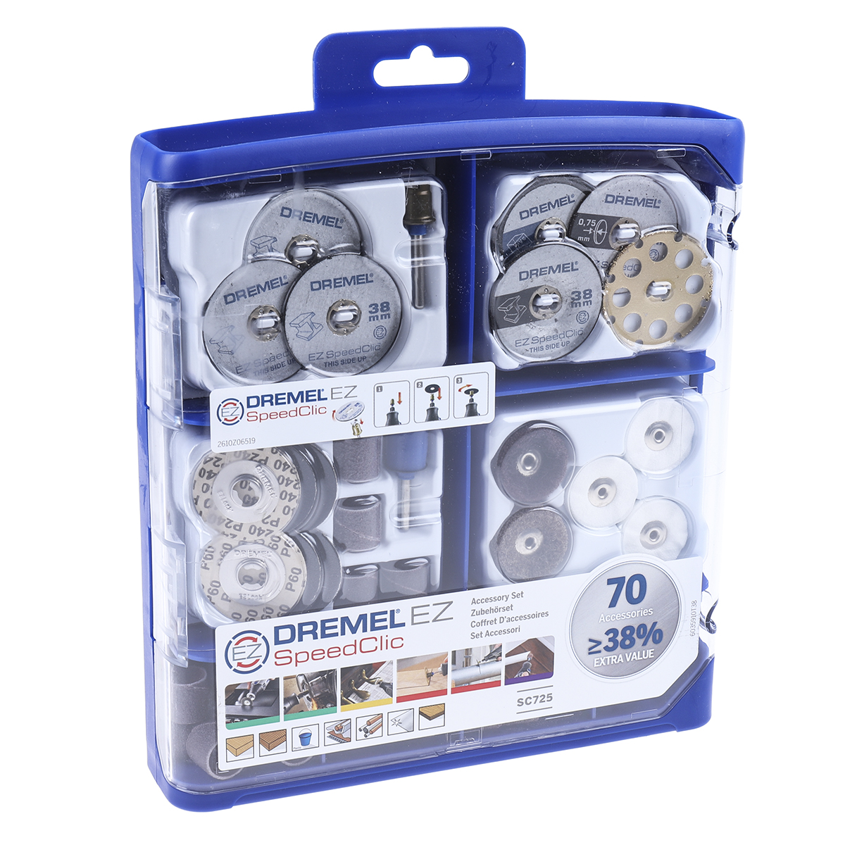 Dremel 70-Piece Accessory Kit for use with Dremel Tools